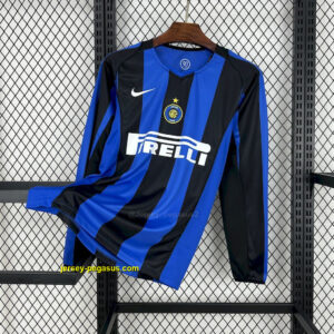 Inter Milan 2004-05 Home Long Sleeves Retro Jersey