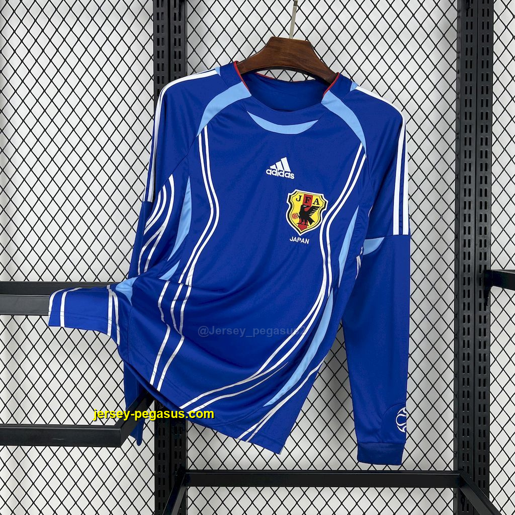 Japan 2006 Home Long Sleeves Retro Jersey Japan 2006 Home Long Sleeves Retro Jersey