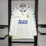 Real Madrid 1994-96 Home Long Sleeve Retro Jersey