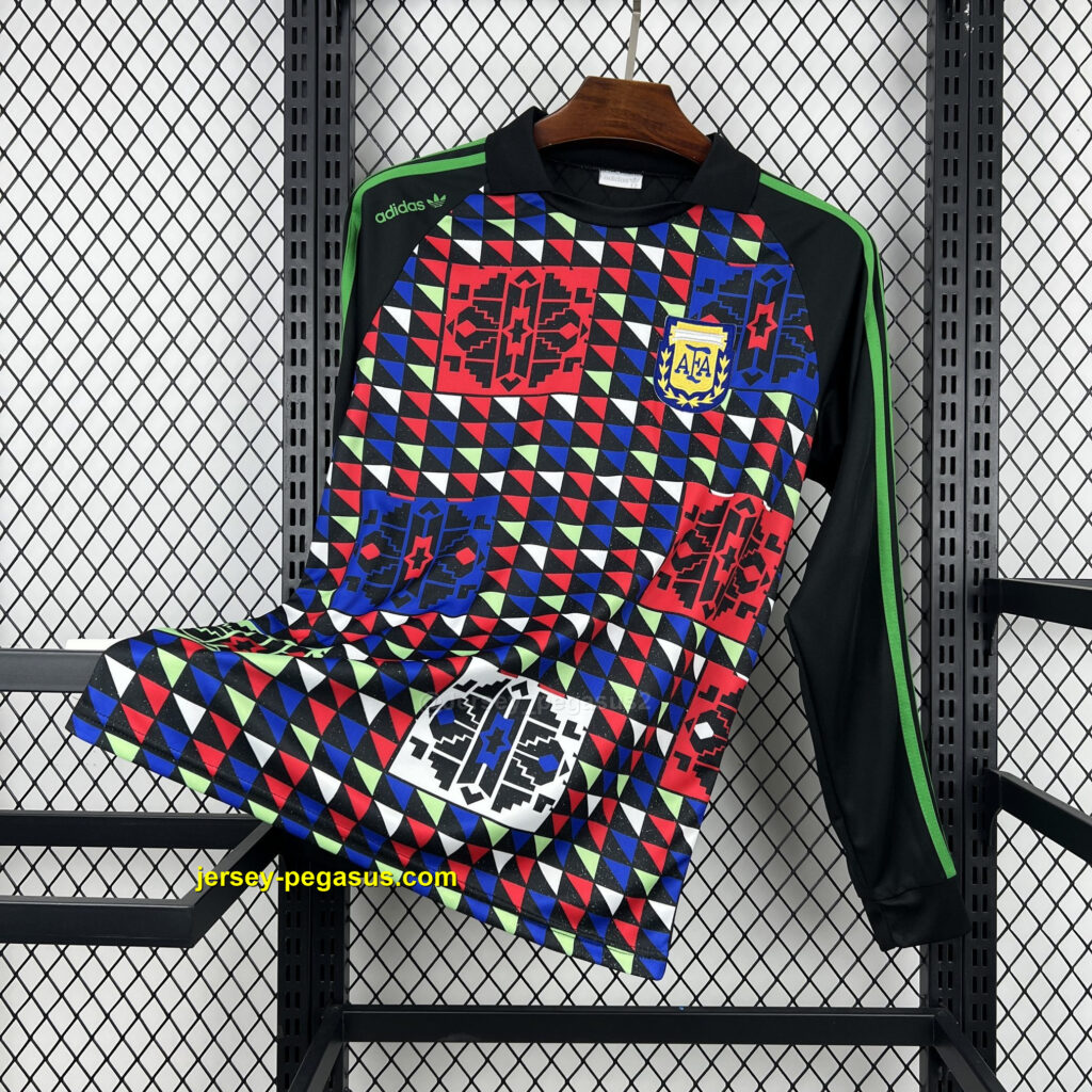 Retro Argentina 1990 Goalkeeper Long Sleeve Jersey