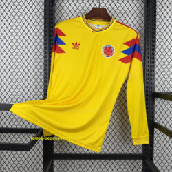 Retro Colombia 1990 Home Long Sleeve Jersey
