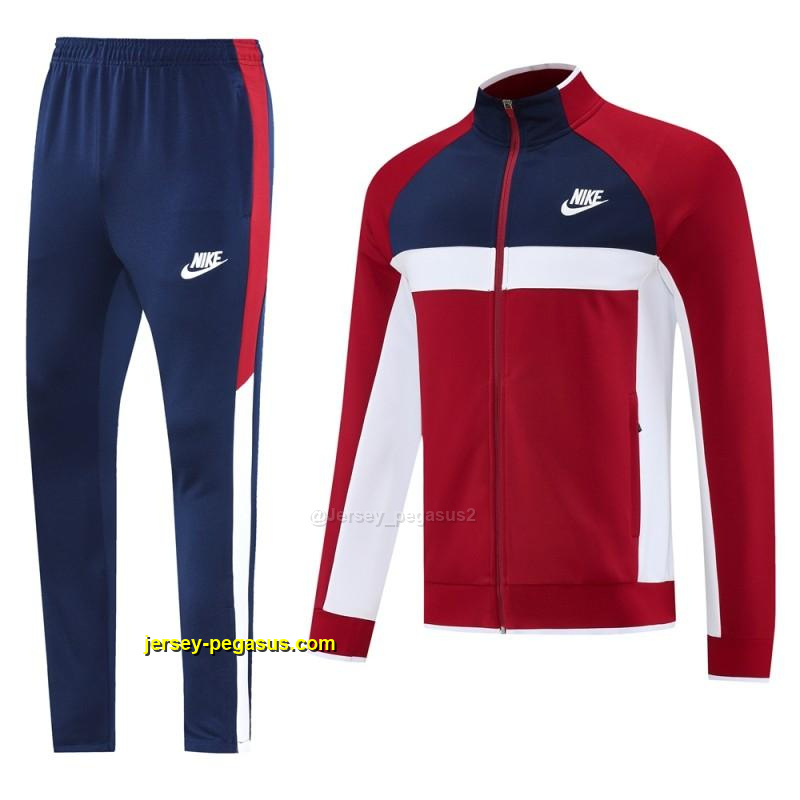 2025 Nike NavyRed Full Hoodie Zipper Jacket +Long Pants 2025 Nike NavyRed Full Hoodie Zipper Jacket +Long Pants