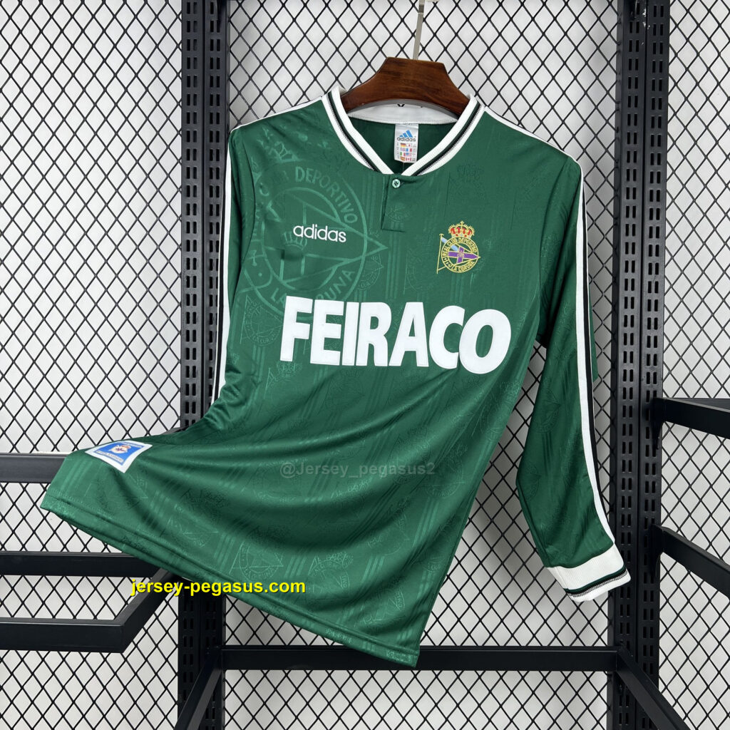 Retro Deportivo de La Coruna 1999-00 Away Long Sleeves Jersey