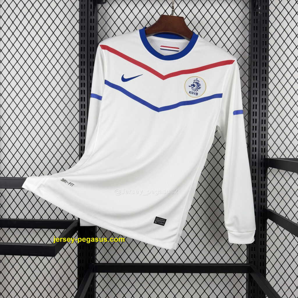 Retro France 2012 Away Long Sleeve Jersey