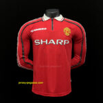 Retro Manchester United home long-sleeved