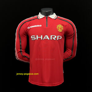 Retro Manchester United home long-sleeved