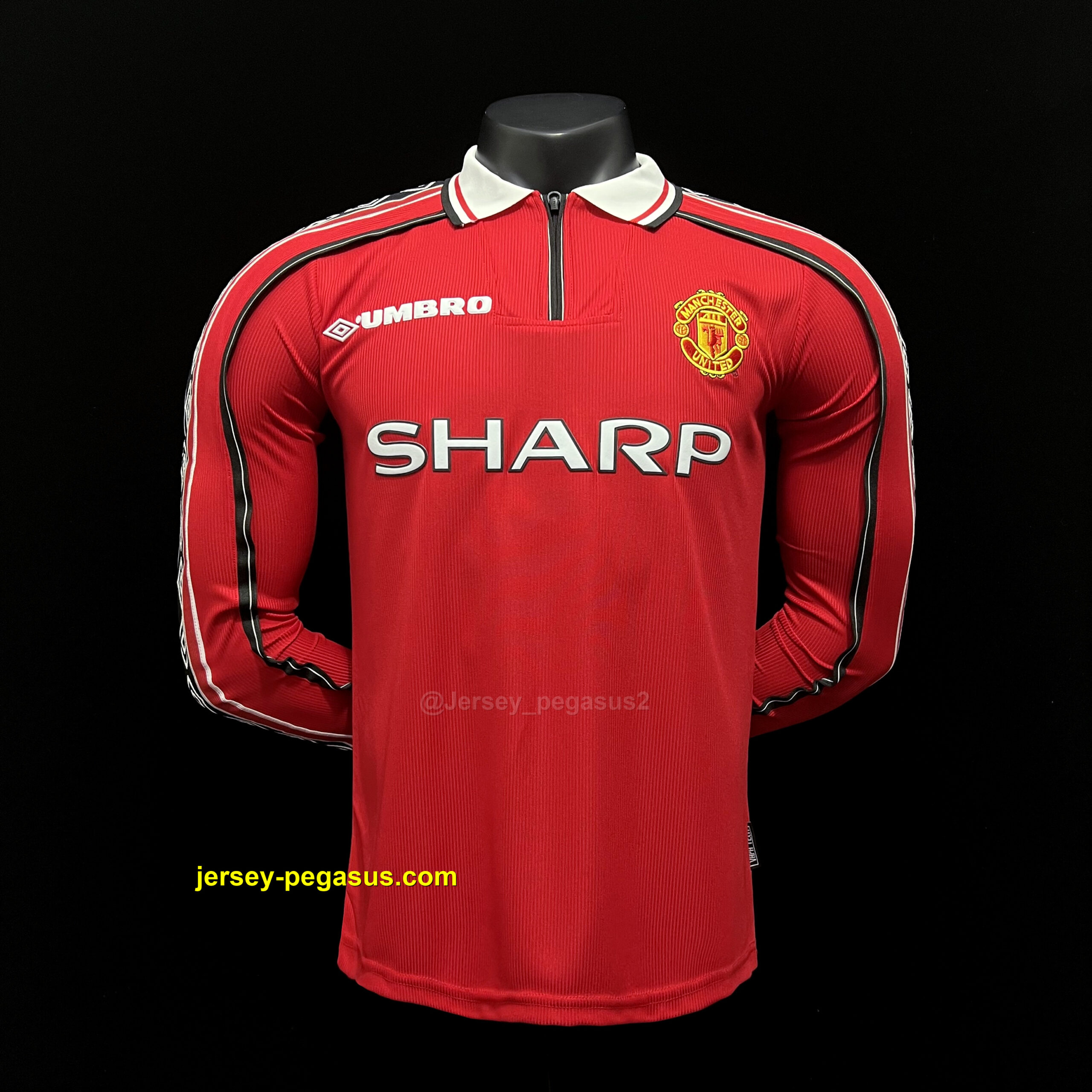 Retro Manchester United home long-sleeved Retro Manchester United home long-sleeved