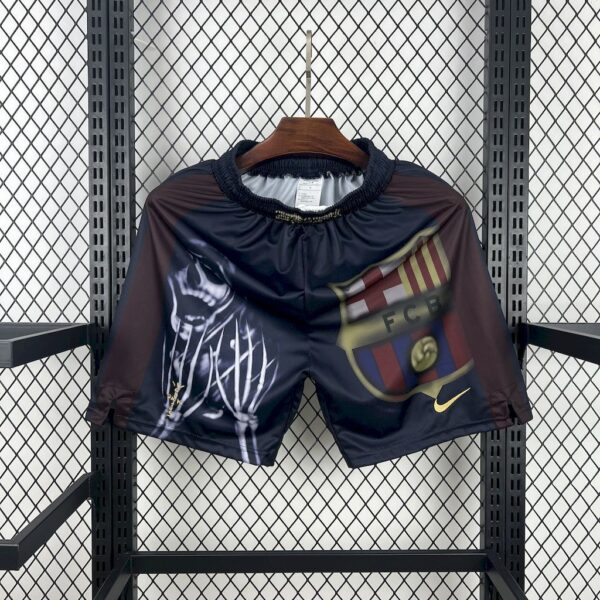 AA Barcelona 2000-01 Home Retro Skeleton Shorts