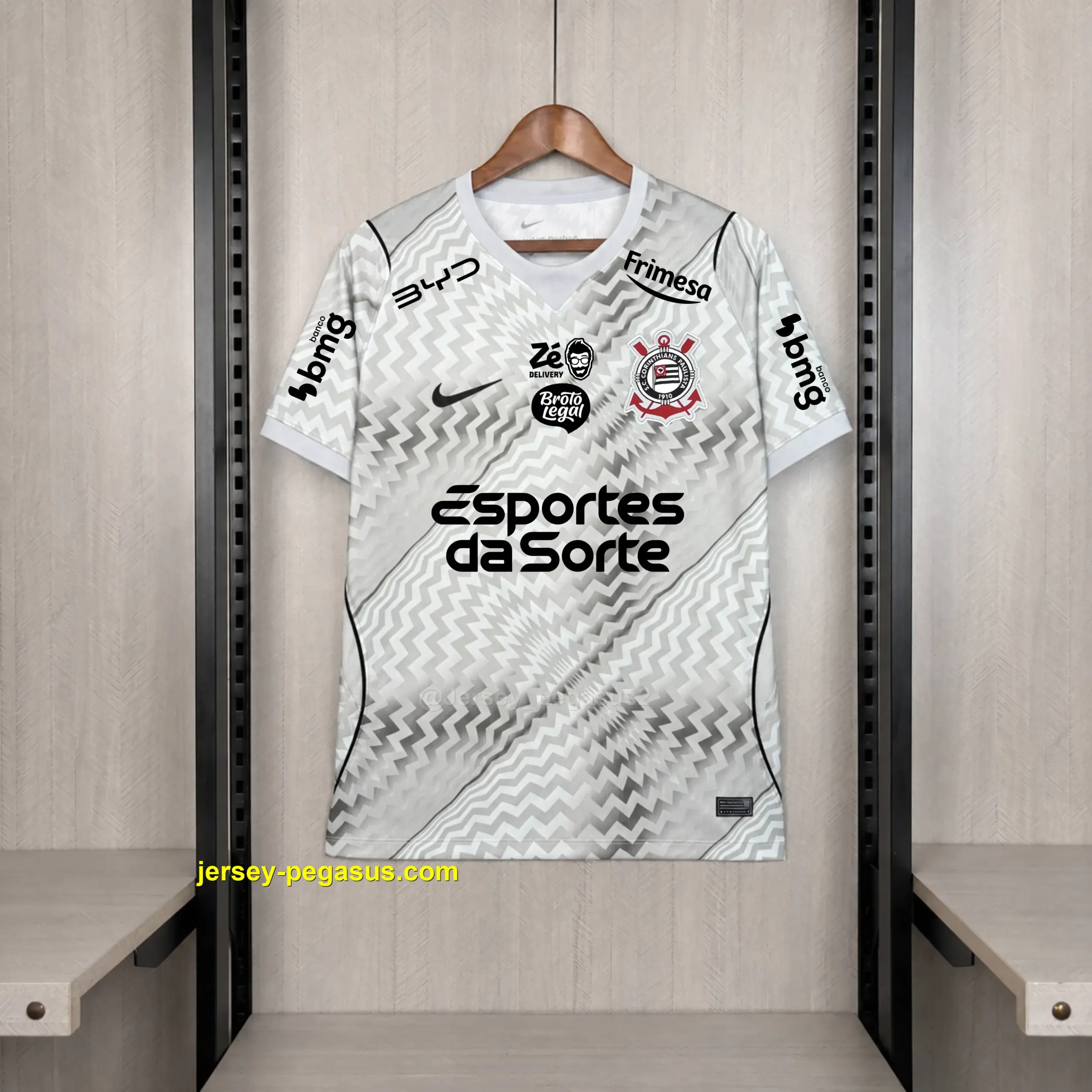 2026-27 Corinthians Goalkeeper Gray Sponsors 2026-27 Corinthians Goalkeeper Gray Sponsors