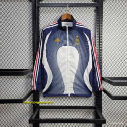 2025 France Jacket BlueWhite Stripe Windbreaker