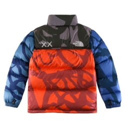 TNF X KAWS Retro 1996 Nuptse Grey Jacket