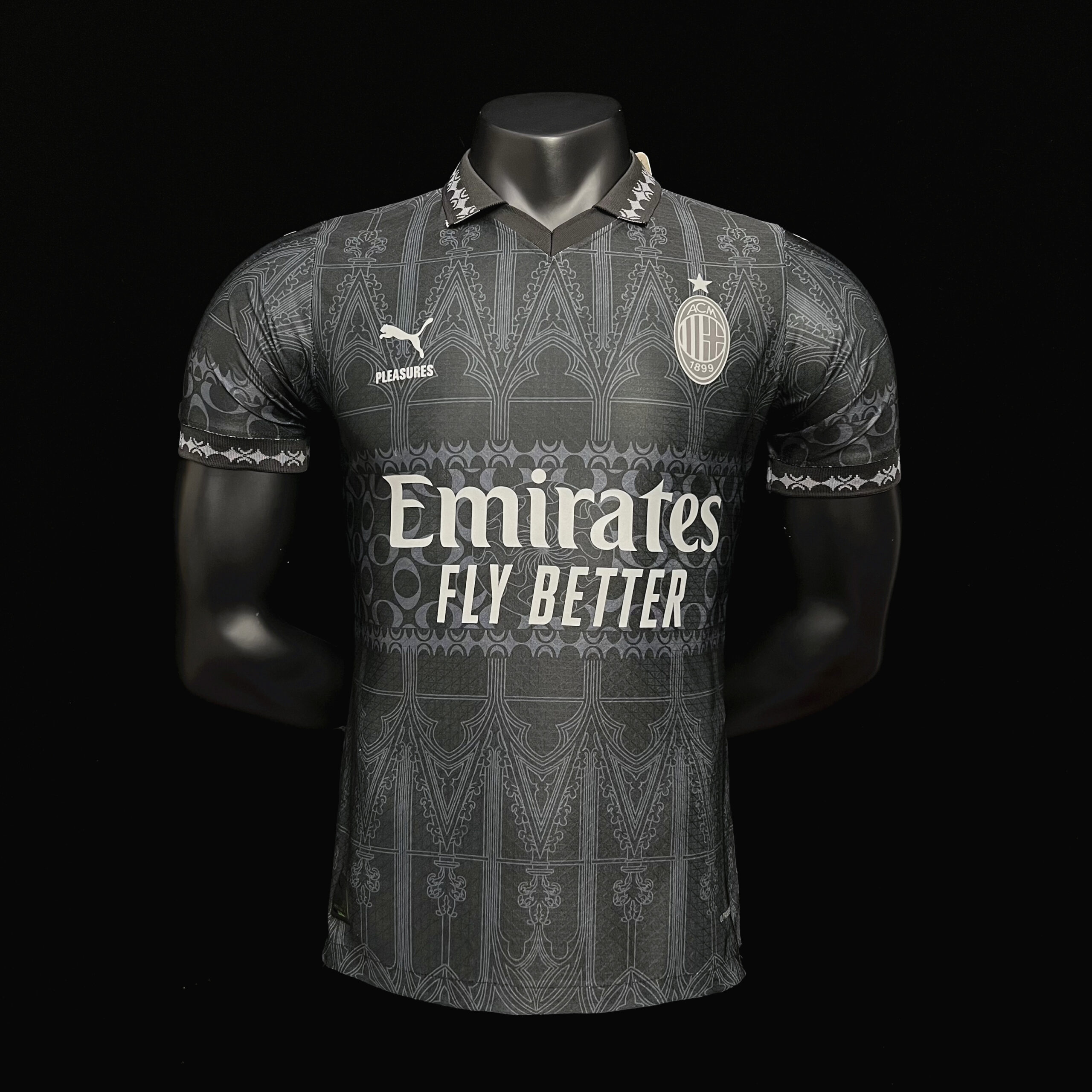 AC Milan 2024-25 Co-Branded Edition Jersey – Player Version AC Milan 2024-25 Co-Branded Edition Jersey – Player Version