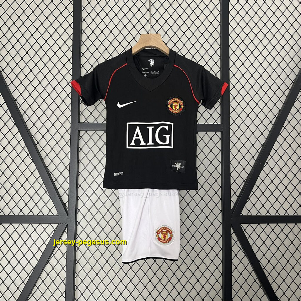 Manchester United Away Retro Kids Kits Children Sets Football