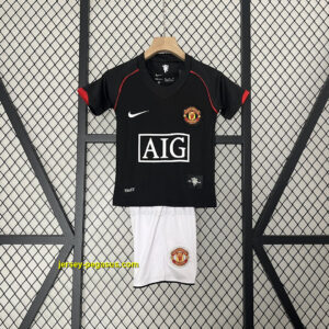 Manchester United Away Retro Kids Kits Children Sets Football