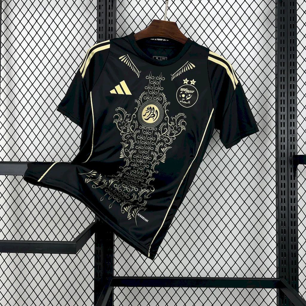 Algeria 2024-25 Karakou Black gold Jersey Algeria 2024-25 Karakou Black gold Jersey