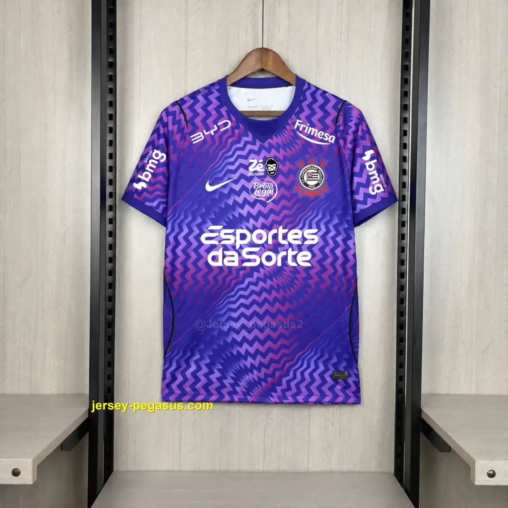 2026-27 Corinthians Goalkeeper Purple All Sponsors