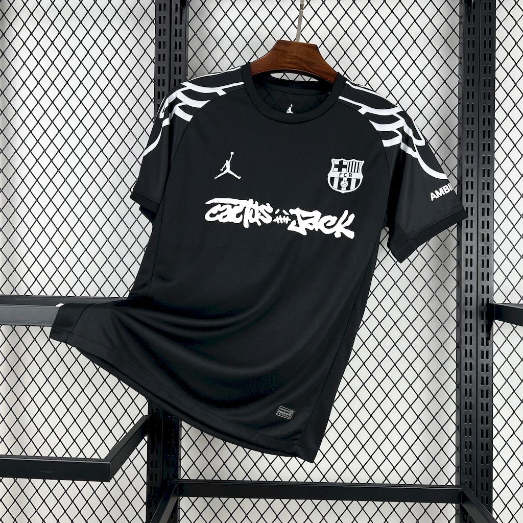Barcelona 2024-25 Travis Scott Edition Black Special Edition Jersey