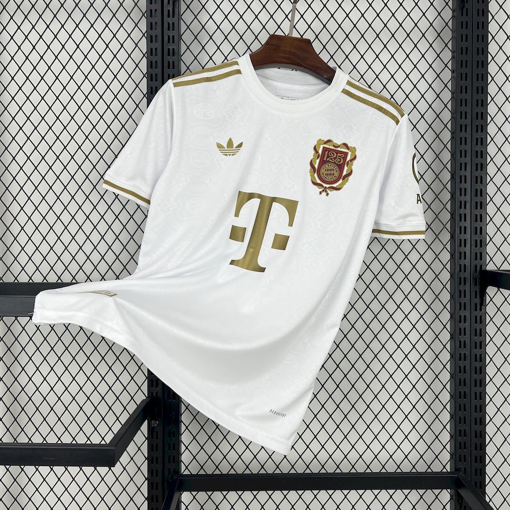 Bayern Munich 2024-25 125 Anniversary White Jersey Bayern Munich 2024-25 125 Anniversary White Jersey