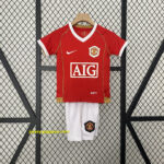 Manchester United Home Retro Kids Kits Children Sets Football