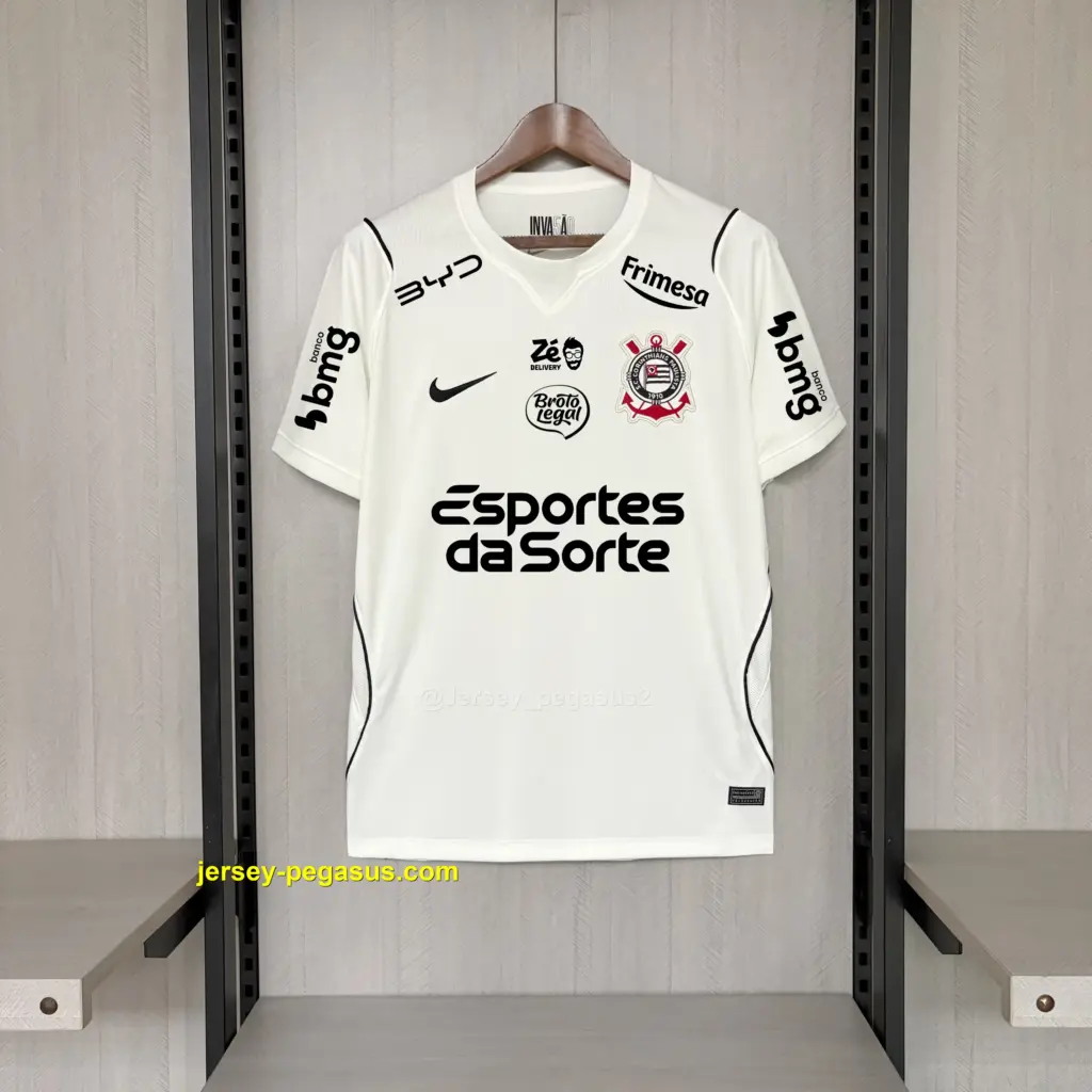2026-27 Corinthians Home Jersey All Sponsors