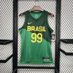 Brazil 2024-25 L. DIas#99 Away Basketball Jersey