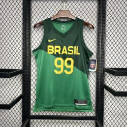 Brazil 2024-25 L. DIas#99 Away Basketball Jersey