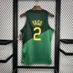 Brazil 2024-25 Yago#2 Away Basketball Jersey