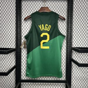 Brazil 2024-25 Yago#2 Away Basketball Jersey