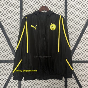 Dortmund BVB Black Windbreaker