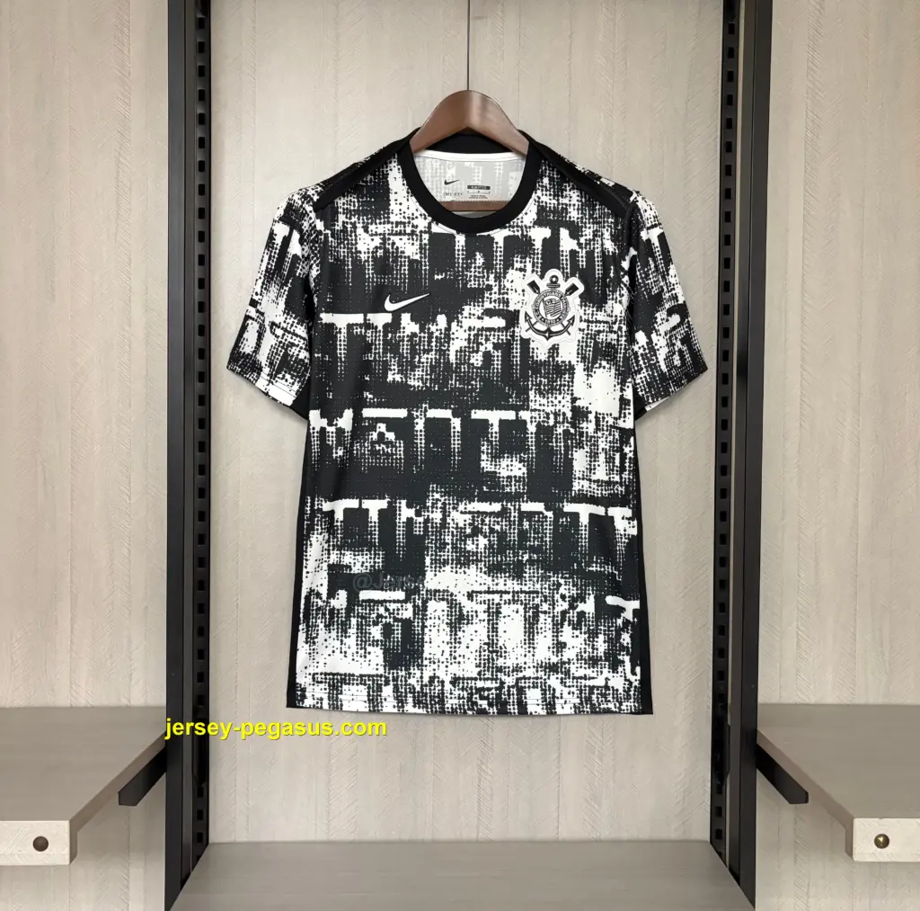 2026-27 Corinthians Pre-Match Kit Grey Jersey