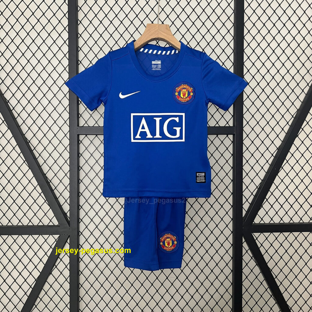 Manchester United Third Retro Kid Kits Children Sets Jerseys Supllier
