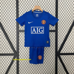 Manchester United Third Retro Kid Kits Children Sets Jerseys Supllier