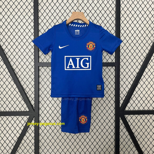 Manchester United Third Retro Kid Kits Children Sets Jerseys Supllier Manchester United Third Retro Kid Kits Children Sets Jerseys Supllier