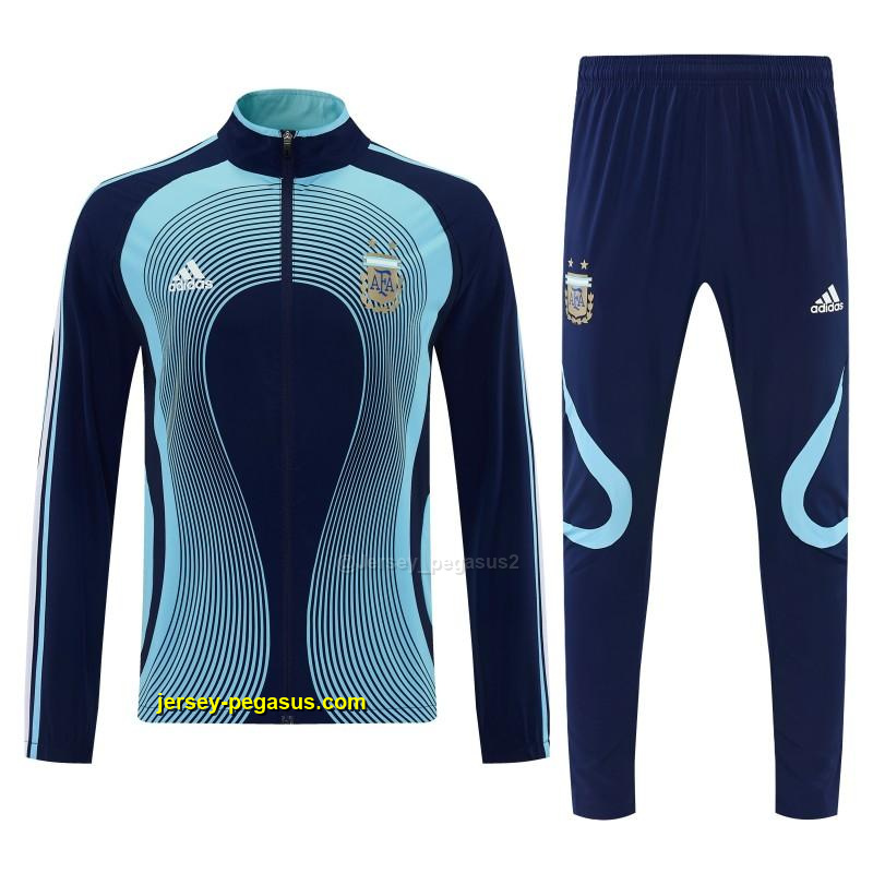 2026 Argentina Navy & Sky Blue Full Zipper Jacket Tracksuit + Long Pants 2026 Argentina Navy & Sky Blue Full Zipper Jacket Tracksuit + Long Pants
