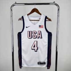 Olimpic USA 2024 CURRY#4 Home Jersey