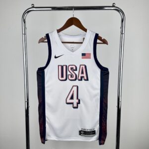 Olimpic USA 2024 CURRY#4 Home Jersey