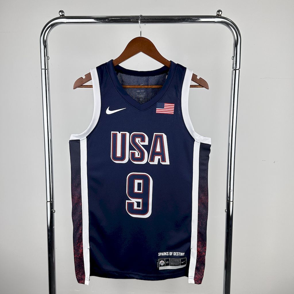 Olimpic USA 2024 HALIBURTON#9 Away Jersey Olimpic USA 2024 HALIBURTON#9 Away Jersey