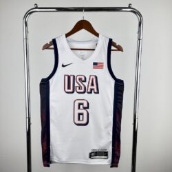Olimpic USA 2024 JAMES#6 Home Jersey