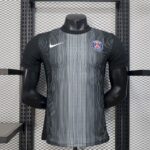 Paris Saint-Germain 2024-25 Black goalkeeper uniform Jersey Player Version