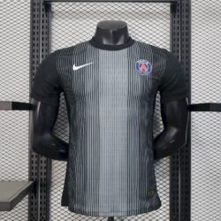 Paris Saint-Germain 2024-25 Black goalkeeper uniform Jersey Player Version