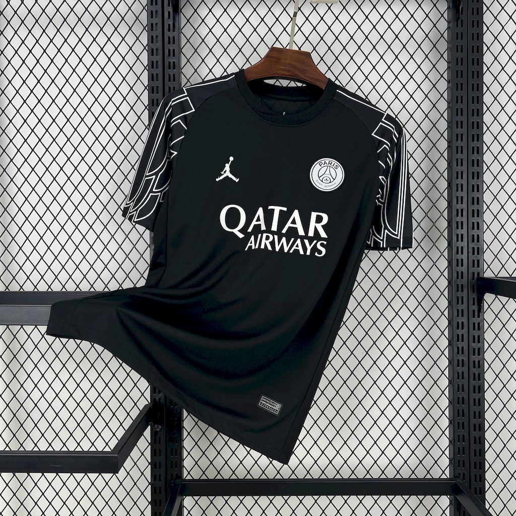 Paris Saint-Germain 2024-25 Fourth Away Black Jersey Paris Saint-Germain 2024-25 Fourth Away Black Jersey
