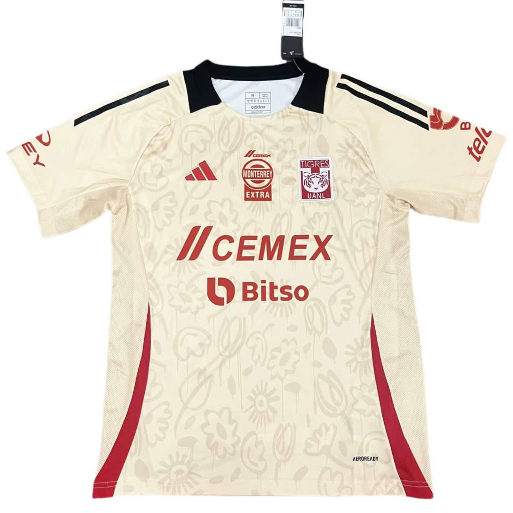 Tigres UANL 2024-25 yellow commemorative edition Jersey S-XXXX