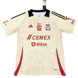 Tigres UANL 2024-25 yellow commemorative edition Jersey S-XXXX