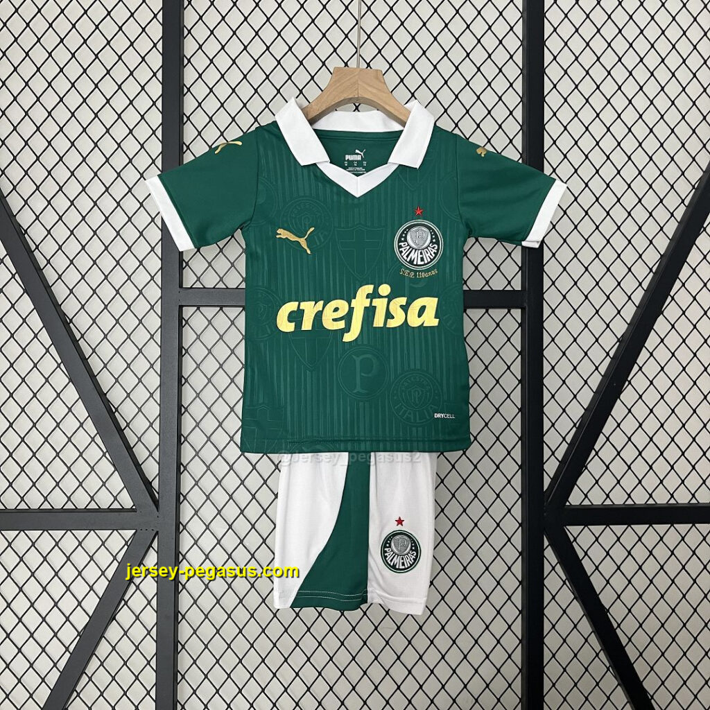 Palmeiras Home Kid Kits Children Sets Jersey