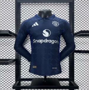 Manchester United 2024-25 Away Long Sleeves Jersey Player Version