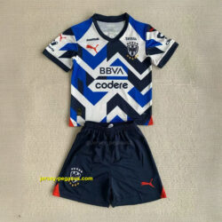 Rayados Monterrey Third Kids Kits Children Shirt Soccer Jerseys