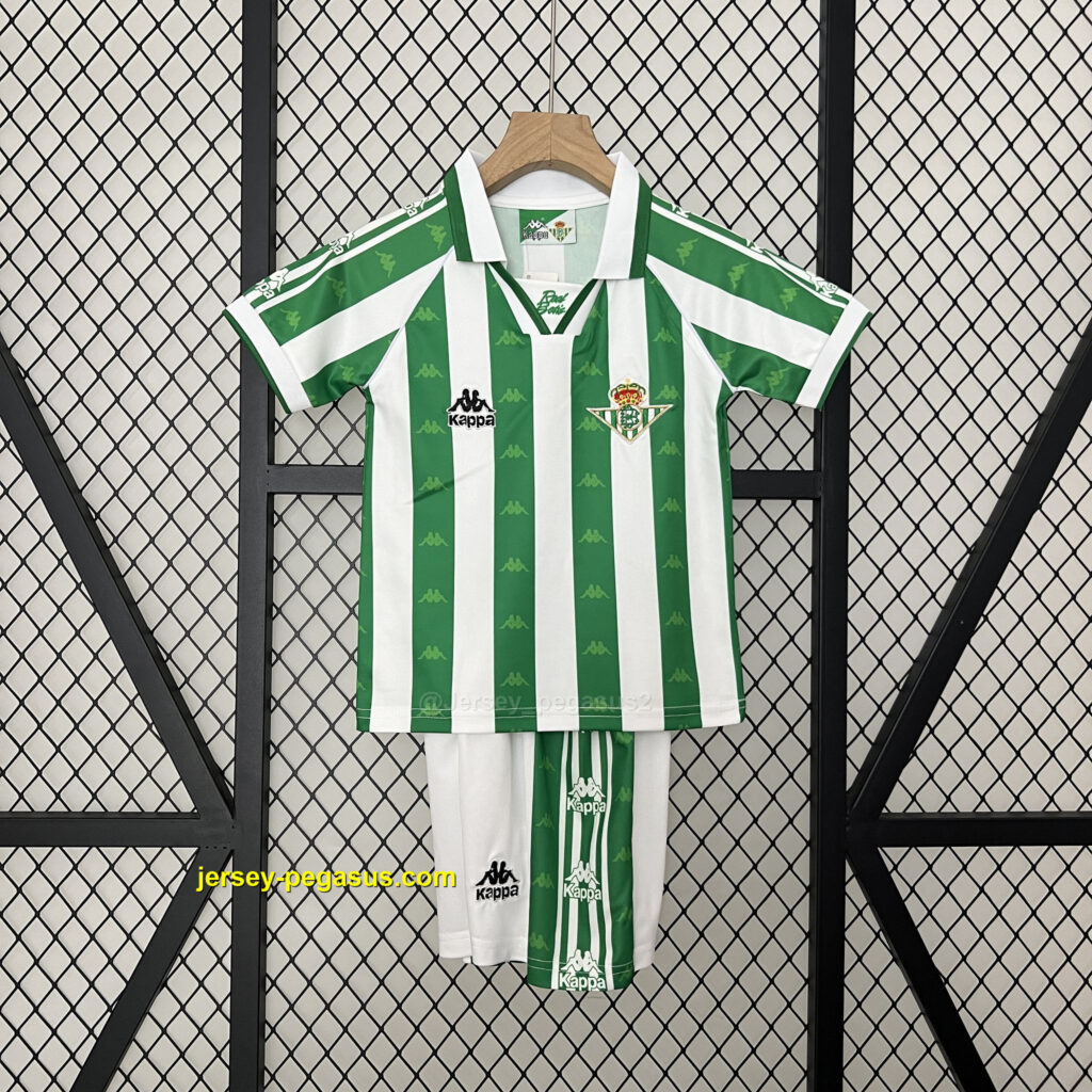 Real Betis Home Retro Kid Kits Youth Apparels