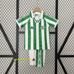 Real Betis Home Retro Kid Kits Youth Apparels
