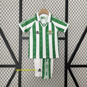 Real Betis Home Retro Kid Kits Youth Apparels