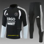2026 Inter Miami CF Black & White Half Zipper Jacket Tracksuit + Long Pants